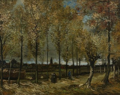 Poppelit lähellä Nuenen. 1885 tekijältä Vincent van Gogh