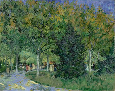 Polku Arlesin puistossa, 1888. tekijältä Vincent van Gogh