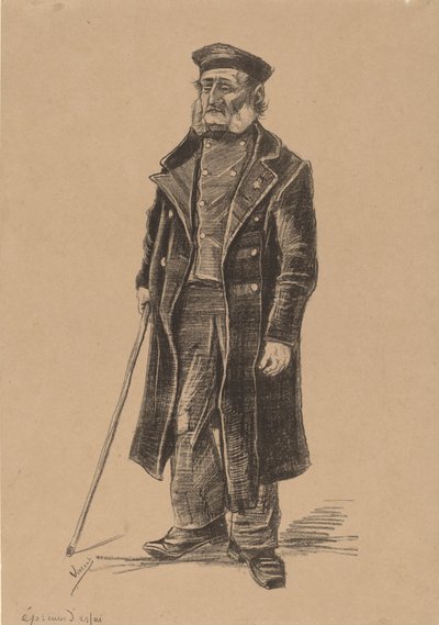 Köyhien talon asukkaat, seisova, 1882. tekijältä Vincent van Gogh
