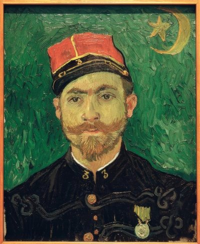 Porträt von Milliet tekijältä Vincent van Gogh