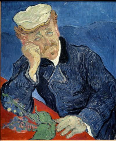 Tohtori Paul Gachetin muotokuva - öljy kankaalle tekijältä Vincent van Gogh