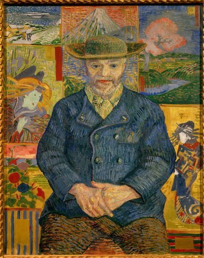 Isä Tanguyn muotokuva Vincent Van Goghin (1853-1890) maalaus 1887 su. 0,92x0,73 m Pariisi, Rodin-museo - Isän Tanguyn muotokuva (Julien Tanguy tekijältä Vincent van Gogh