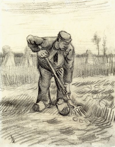 Perunankerääjä, 1885 tekijältä Vincent van Gogh