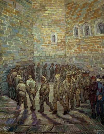Runde der Gefangenen tekijältä Vincent van Gogh