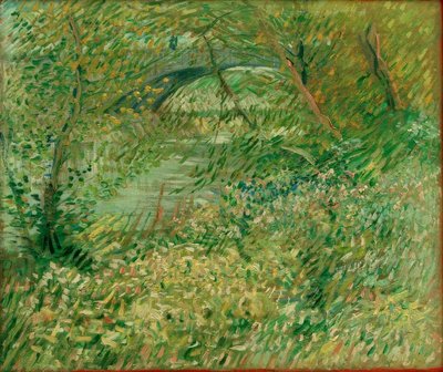 Seineufer im Frühling am Pont de Clichy tekijältä Vincent van Gogh