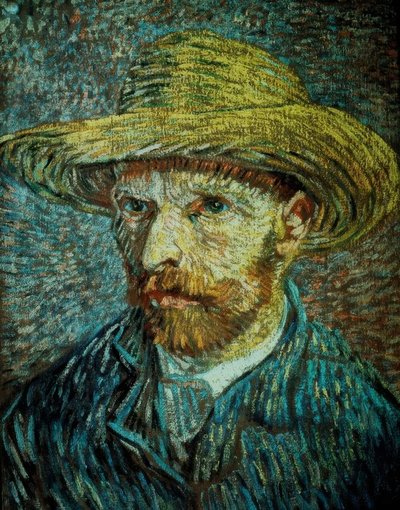 Selbstbildnis mit Strohhut tekijältä Vincent van Gogh