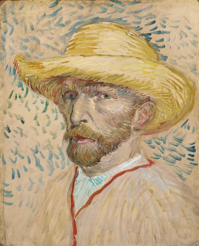 Omakuva olkihatulla tekijältä Vincent van Gogh