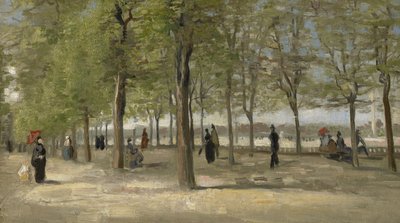 Terassi Luxemburgin puutarhassa tekijältä Vincent van Gogh