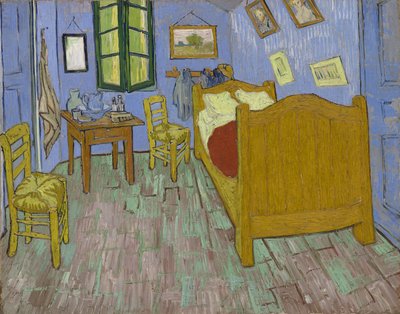 Makuuhuone, 1889 tekijältä Vincent van Gogh