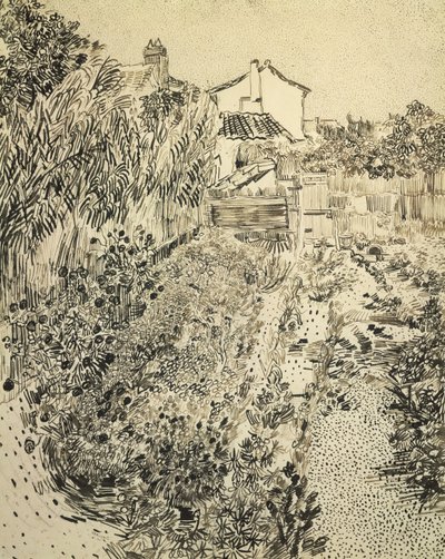 Kukkapuutarha, 1888 tekijältä Vincent van Gogh