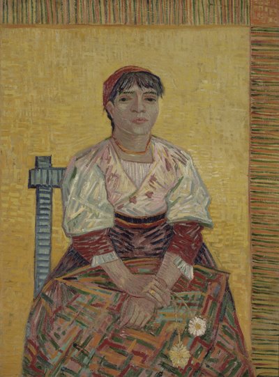 Italialainen nainen, 1887 tekijältä Vincent van Gogh