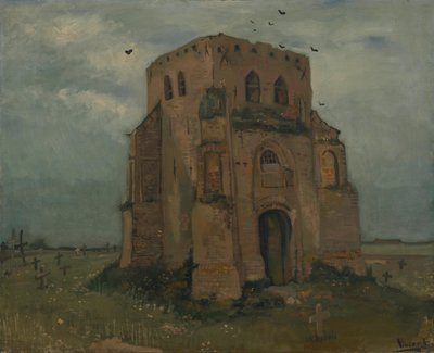 Nuenenin vanha kirkon torni tekijältä Vincent van Gogh