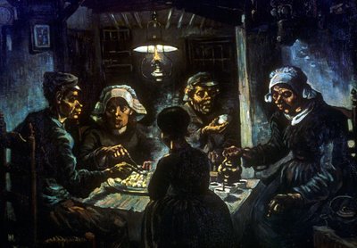 Perunansyöjät, 1885 tekijältä Vincent van Gogh