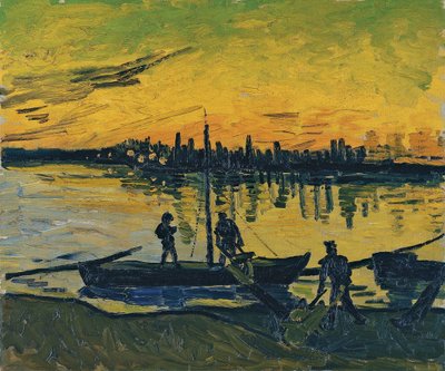Stevedores Arlesissa, 1888 tekijältä Vincent van Gogh