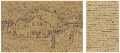 Keltainen talo Katu, kirje Theolle Arlesista, lauantai 29. syyskuuta 1888 tekijältä Vincent van Gogh