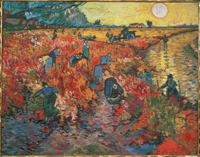 Punainen viinitarha Arlesissa tekijältä Vincent van Gogh