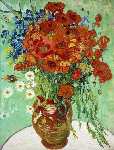Maljakko ruiskukilla ja unikkoilla tekijältä Vincent van Gogh