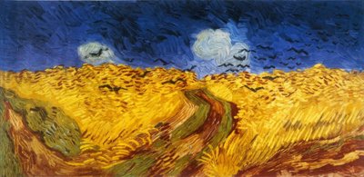 Weizenfeld ja Raben tekijältä Vincent van Gogh