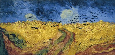Vehnäpelto varisten kanssa tekijältä Vincent van Gogh