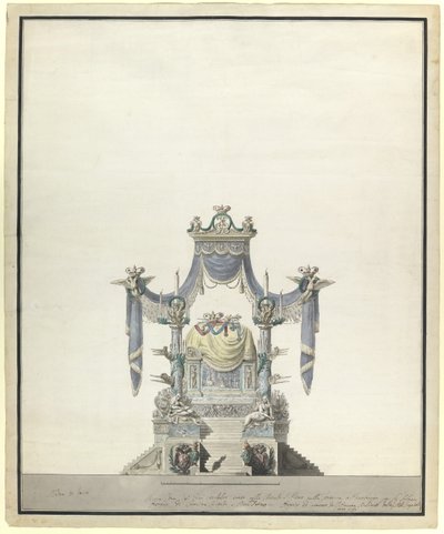 Katafalkki keisarinna Katariina Suurelle 1729-1796, 1796 tekijältä Vincenzo Brenna