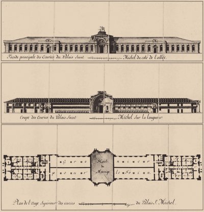 Pyhän Mikaelin linna Pietarissa, 1797 tekijältä Vincenzo Brenna