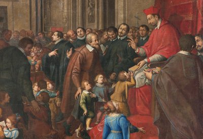 Milano, San Francesco da Paolan kirkko, Fratelli Campi, San Carlo perustavat kristillisen opin koulun tekijältä Vincenzo and Campi Antonio Campi