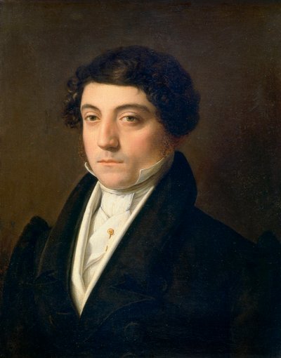 Gioacchino Rossinin muotokuva 1830 (1792-1868) tekijältä Vincenzo Camuccini