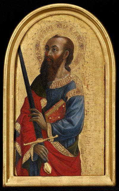 Saint Paul, n. 1450-60 (tempera paneelissa) tekijältä Vincenzo Foppa