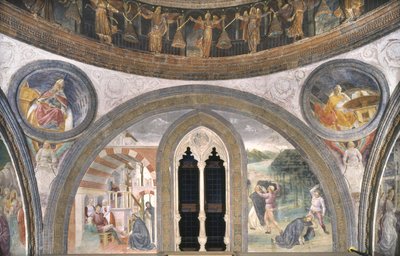 Kohtauksia Pyhän Pietarin marttyyrin kaltaisesta tapahtumasta, 1466-68. tekijältä Vincenzo Foppa