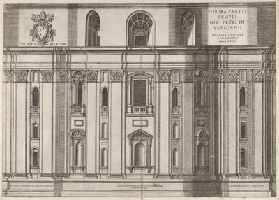 Rooman loiston peili: St. Pietari, 1564. tekijältä Vincenzo Luchino