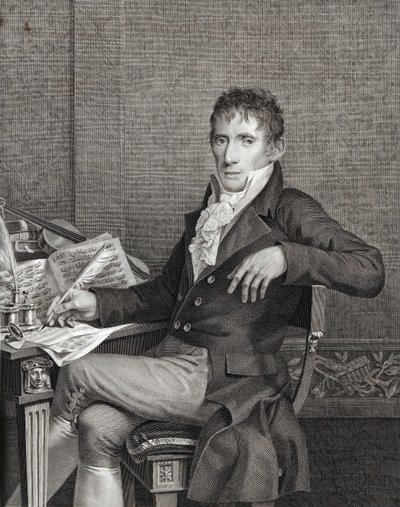 Muotokuva viulisti ja säveltäjä Alessandro Rolla 1757-1841 n. 1810. tekijältä Vincenzo Raggio