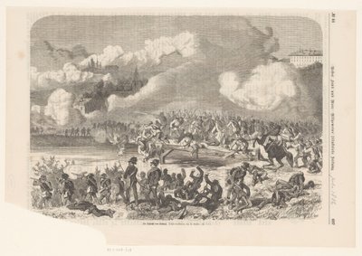 Custozan taistelu, 1866 Die Schlacht con Custoza (otsikko esineessä) tekijältä Vinzenz Katzler