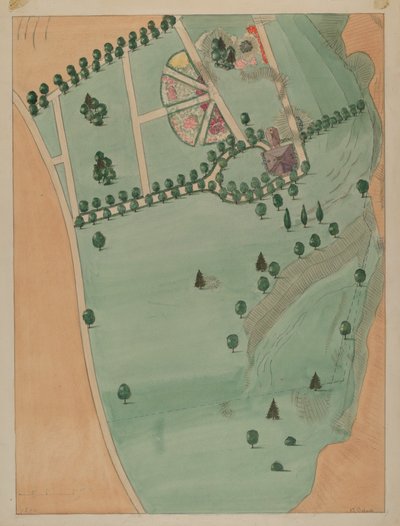 Eliza B. Jumel Estate, noin 1936. tekijältä Virginia Richards
