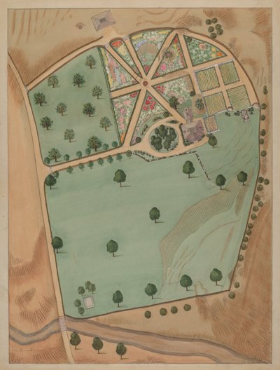 Eliza Jumel Estate, noin 1936. tekijältä Virginia Richards