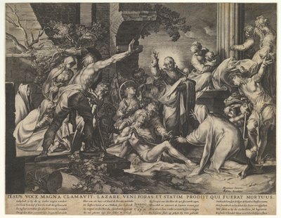 Raising of Lazarus Reverse Copy.n.d. tekijältä Vischer