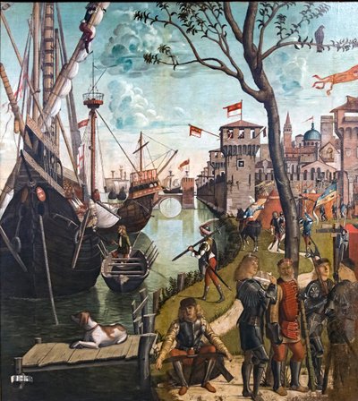 Saapuminen Kölniin tekijältä Vittore Carpaccio