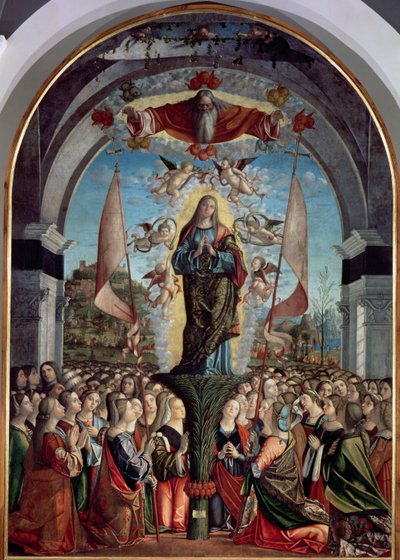 Pyhän Ursulan ja hänen seuralaistensa ylistäminen tekijältä Vittore Carpaccio