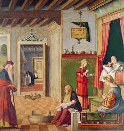 Neitsyen syntymä, 1504-08 (katso myös 204962) tekijältä Vittore Carpaccio