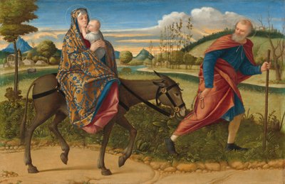 Lento Egyptiin, n. 1515. tekijältä Vittore Carpaccio