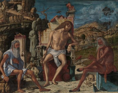 The Meditation on the Passion, n. 1490 (öljy ja tempera puulla) tekijältä Vittore Carpaccio