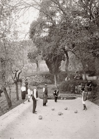 Bocce-peli (m/w kuva) tekijältä Vittorio Alinari