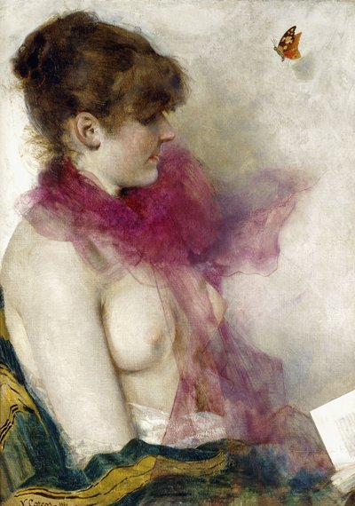 Silkkihuivi tekijältä Vittorio Matteo Corcos