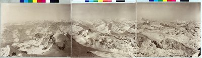 Alppien panoraama tekijältä Vittorio Sella