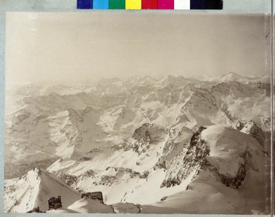 Alppien panoraama tekijältä Vittorio Sella