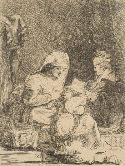 Pyhä perhe, 1783. tekijältä Vivant Denon