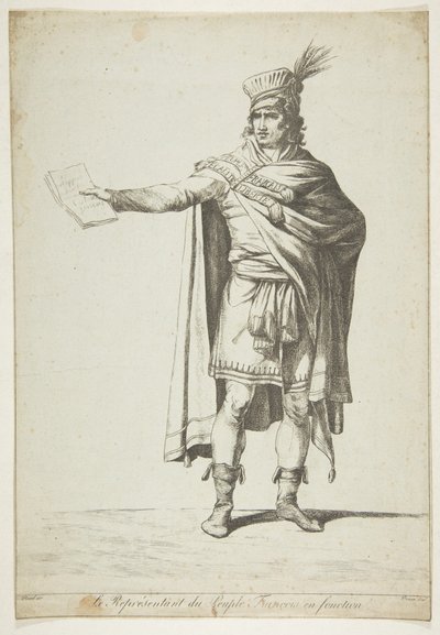 Ranskan kansan edustaja virassa, 1794. tekijältä Vivant Denon