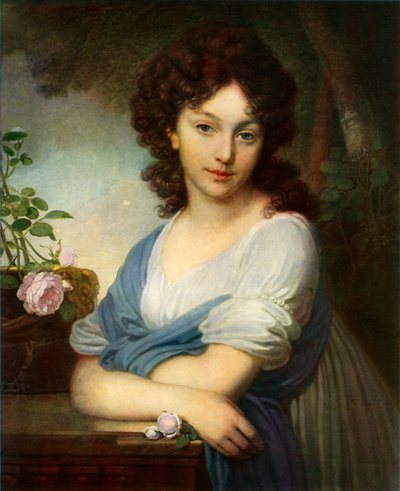 "Elena Aleksandrovna Naryshkinin muotokuva", 1799, 1965. tekijältä Vladimir Borovikovsky
