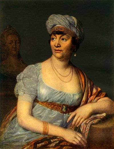 "Muotokuva tuntemattomasta naisesta päähineellä", 1812, 1965. tekijältä Vladimir Borovikovsky