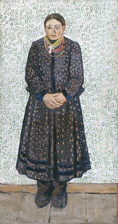 Ukrainan talonpoikanainen, 1910-1911 tekijältä Vladimir Davidovich Burliuk