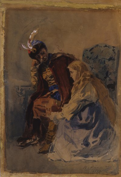 Mazepa Marian kanssa, 1892 tekijältä Vladimir Egorovic Makovsky